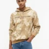 Tropical Print Brushed-Back Hoodie