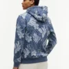 Tropical Print Brushed-Back Hoodie Tropical Print Brushed-Back Hoodie