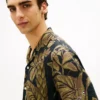 Tropical Print Linen Camp Shirt Tropical Print Linen Camp Shirt