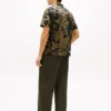 Tropical Print Linen Camp Shirt Tropical Print Linen Camp Shirt