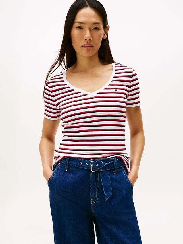 V-Neck Stripe Favorite T-Shirt V-Neck Stripe Favorite T-Shirt