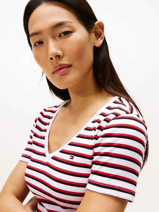 V-Neck Stripe Favorite T-Shirt V-Neck Stripe Favorite T-Shirt