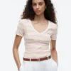 V-Neck Striped Favorite T-Shirt V-Neck Striped Favorite T-Shirt