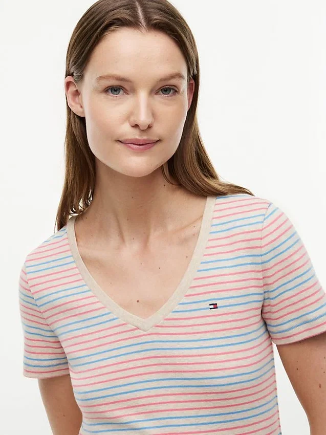 V-Neck Striped Favorite T-Shirt V-Neck Striped Favorite T-Shirt