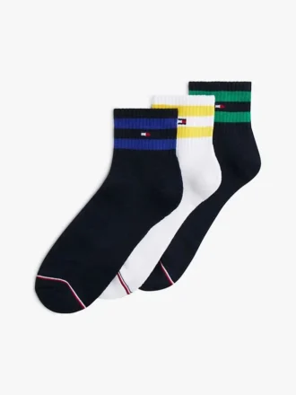 Varsity Stripe Quarter-Top Sock 3-Pack