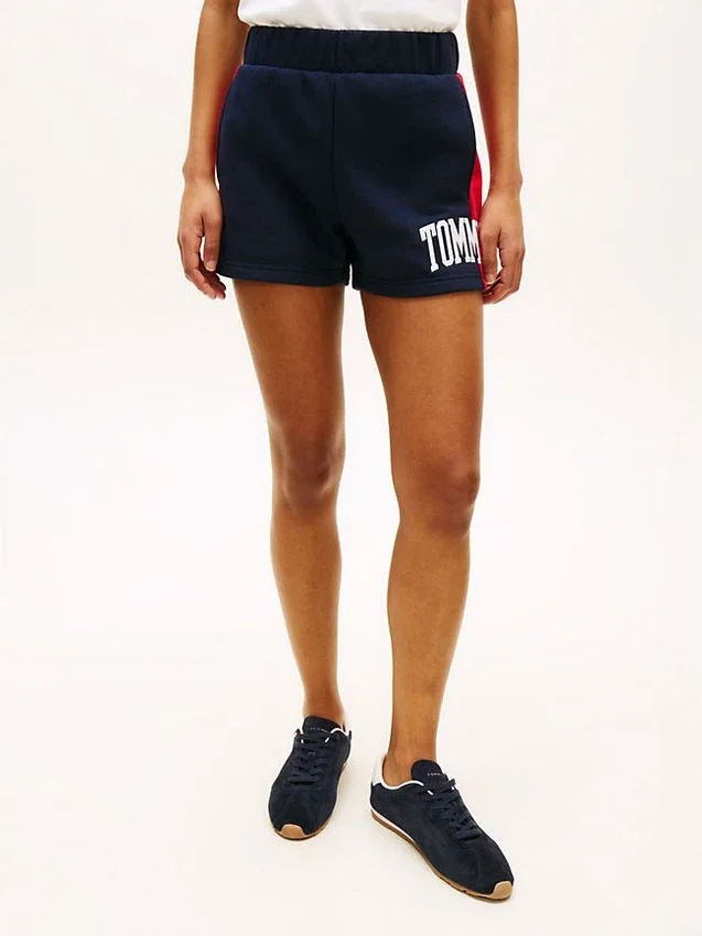 Varsity Tommy Logo Colorblock Sweatshort Varsity Tommy Logo Colorblock Sweatshort