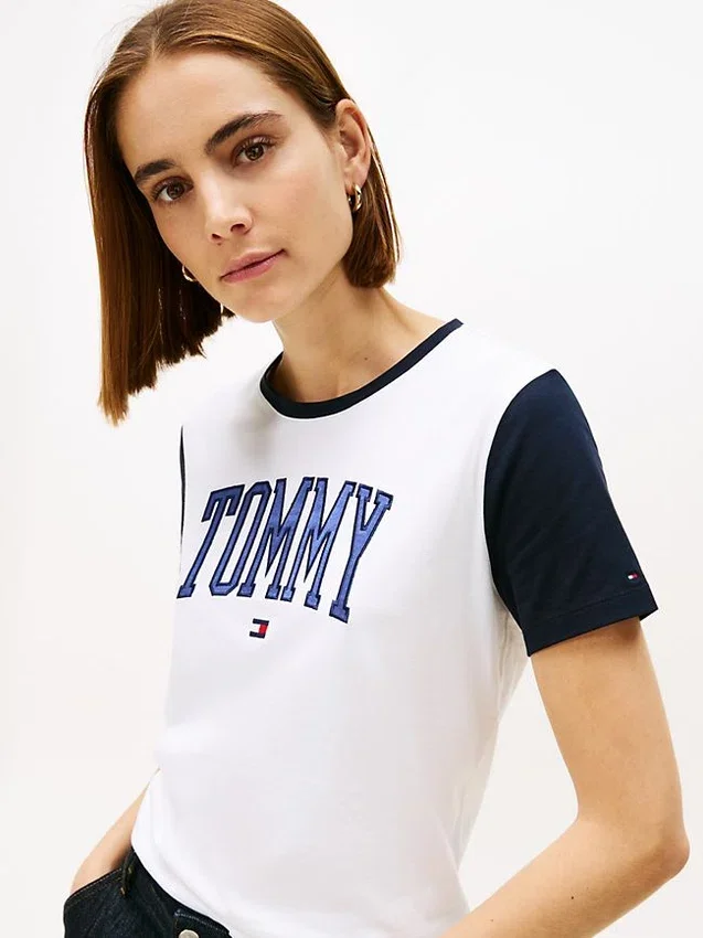 Varsity Tommy Logo Ringer T-Shirt Varsity Tommy Logo Ringer T-Shirt