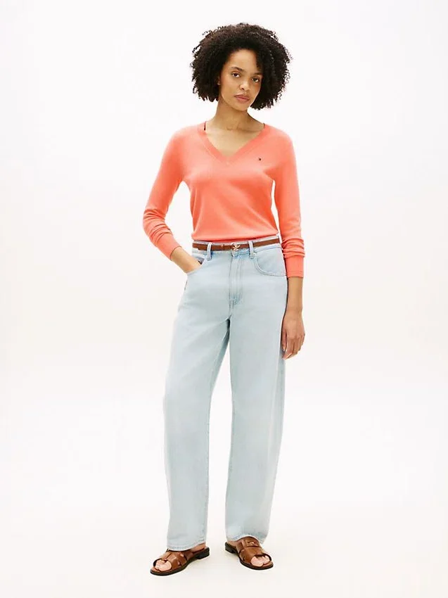 Viscose-Blend V-Neck Sweater Viscose-Blend V-Neck Sweater
