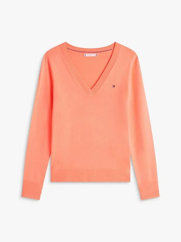 Viscose-Blend V-Neck Sweater Viscose-Blend V-Neck Sweater