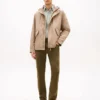 Water-Repellent Packable Hooded Jacket