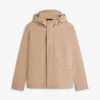 Water-Repellent Packable Hooded Jacket