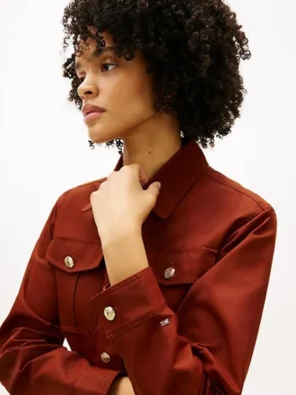 Water-Resistant Belted Utility Jacket Water-Resistant Belted Utility Jacket