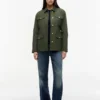Water-Resistant Belted Utility Jacket Water-Resistant Belted Utility Jacket