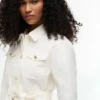 Water-Resistant Belted Utility Jacket Water-Resistant Belted Utility Jacket