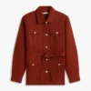 Water-Resistant Belted Utility Jacket Water-Resistant Belted Utility Jacket