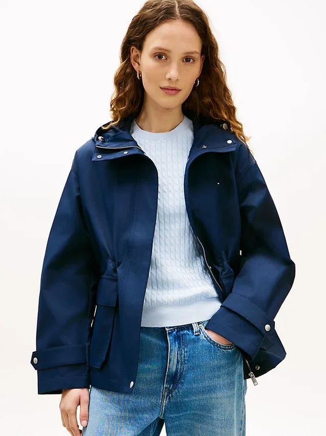 Water-Resistant Hooded Short Parka Water-Resistant Hooded Short Parka