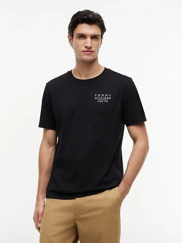 Wavy Flag Back Logo T-Shirt Wavy Flag Back Logo T-Shirt