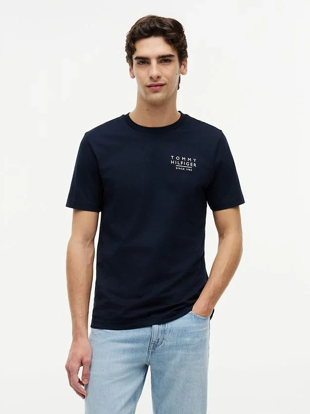 Wavy Flag Back Logo T-Shirt Wavy Flag Back Logo T-Shirt