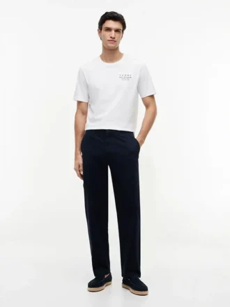 Wavy Flag Back Logo T-Shirt