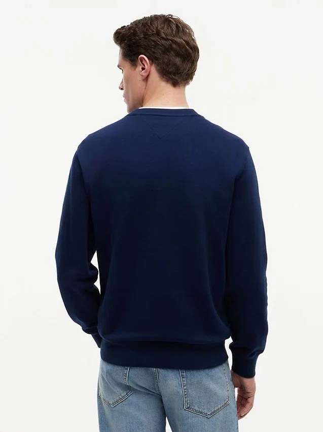 Wavy Flag Logo Crewneck Sweatshirt Wavy Flag Logo Crewneck Sweatshirt