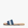 Webbing Logo Denim Slide Sandal Webbing Logo Denim Slide Sandal