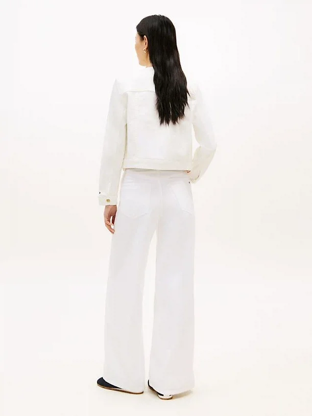 White Denim Lady Jacket White Denim Lady Jacket