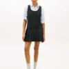 Wool-Blend Pleated Mini Dress Wool-Blend Pleated Mini Dress