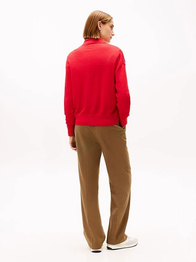 Wool-Silk Blend Sweater Polo Wool-Silk Blend Sweater Polo