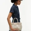 Woven Leather Mini Tote Bag Woven Leather Mini Tote Bag