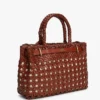 Woven Leather Mini Tote Bag Woven Leather Mini Tote Bag