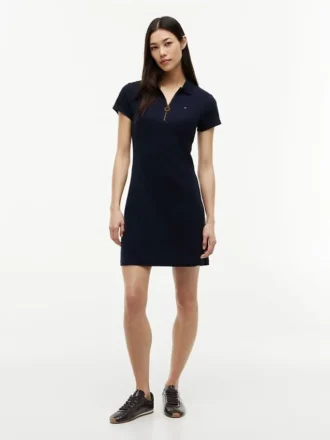 Zip Polo Dress