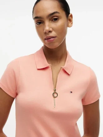 Zip Polo Dress