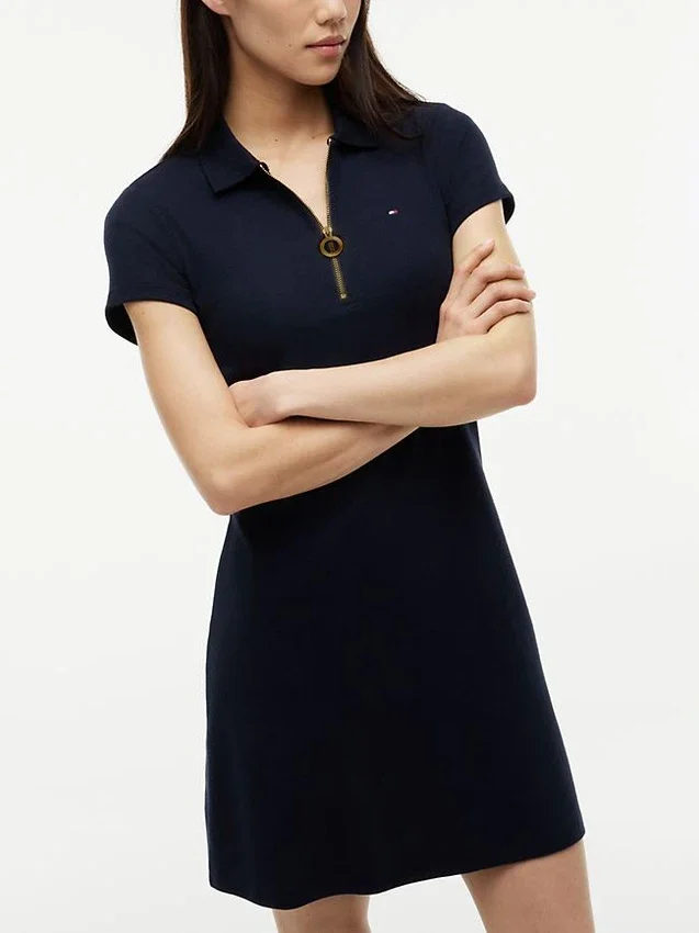 Zip Polo Dress Zip Polo Dress